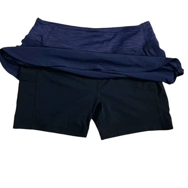 Outdoor Voices Hudson 4" Skort Womens Large Navy Blue Athletic Lined W700900-REC - Image 5