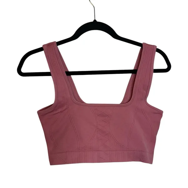 Gymshark Sunset Pink Corset Seamless Sports Bra - Image 2