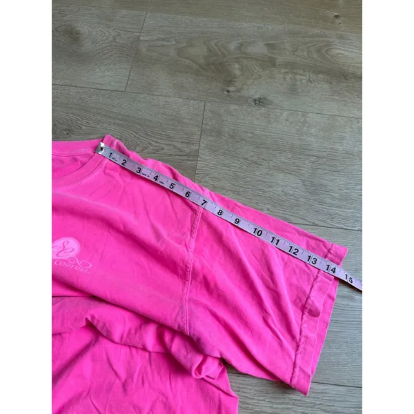 Southern Couture neon pink mermaid washed up like this t-shirt Comfort Colors L - Image 7