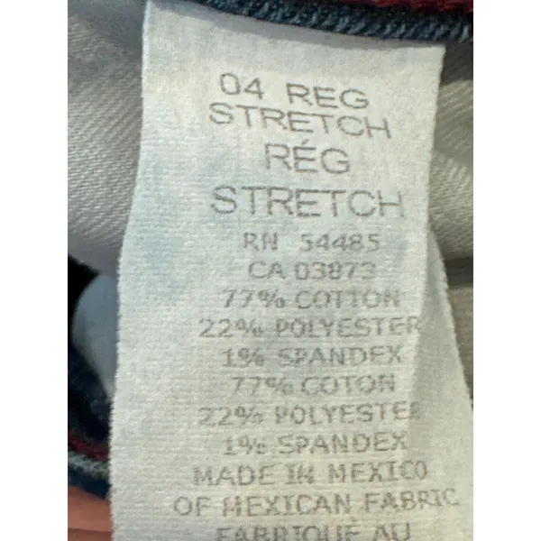 American Eagle Low Rise Y2K Bootcut Jeans Medium Wash Blue Denim Size 4 Reg - Image 7