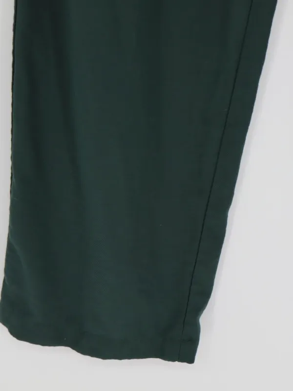 Madewell Drapey Pleated Wide-Leg Pants Women’s 2 Dark Green High Rise Preppy - Image 6