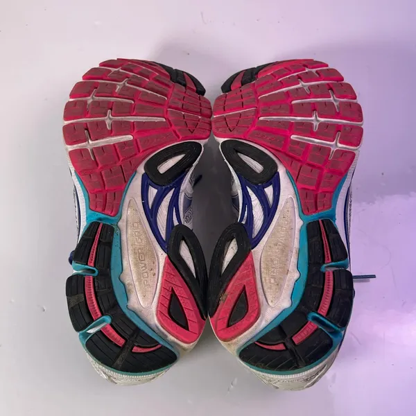 Saucony‎ Guide 8 Womens 8.5 Running Shoes Silver Blue Pink S10256-1 PowerGrid - Image 3