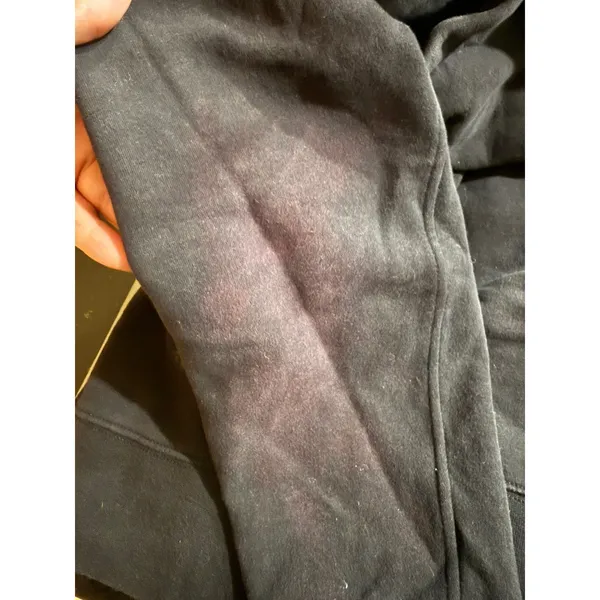 Lululemon‎ Pullover Hoodie Black Size 8 Kangaroo Pocket - Image 6