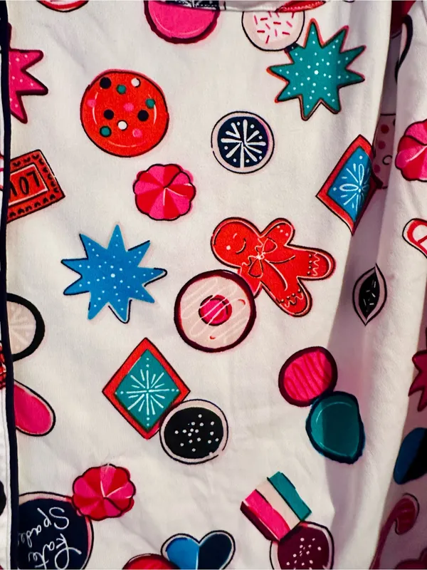 Kate Spade New York | 2PC CHRISTMAS COOKIE LOVE Pajamas, Size S - Image 5