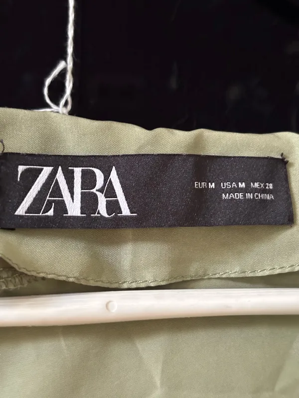 ZARA Olive Green Bomber Lightweight Jackets size M - Image 8