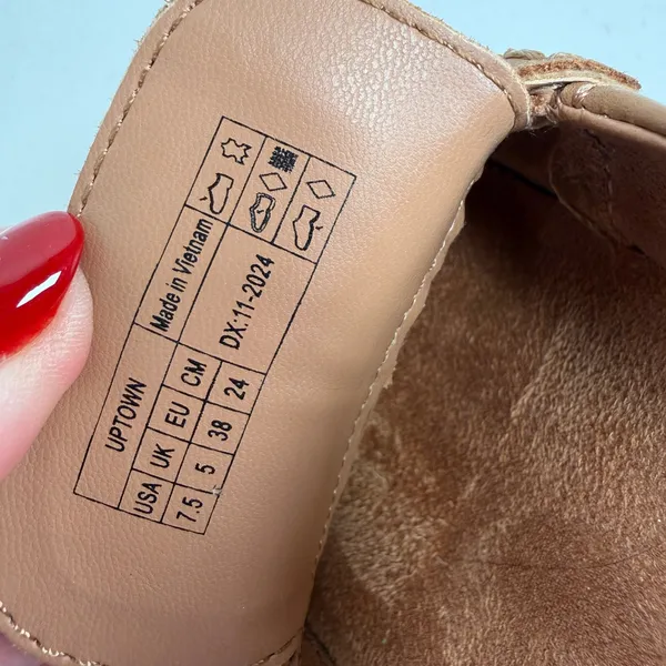 Vionic 7.5 Uptown Leather Penny Loafer Tan Platform Comfort Walking Preppy Shoe - Image 9