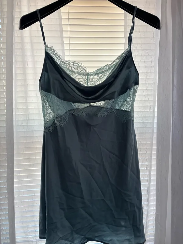 Forever 21 Lace Dress Satin Mini - Image 3