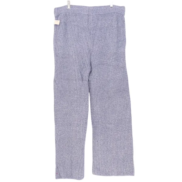 State Of Day Intimates 2-pc Pajamas Set Womens L Blue Waffle Knit Long Sleeve - Image 7