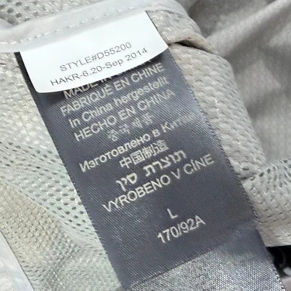 Marmot PreCip Rain Jacket Gray Waterproof Hooded Shell L Gorpcore - Image 11