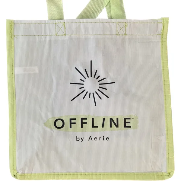 Offline by Aerie | Green Small Reusable Shopping Bag - Image 3