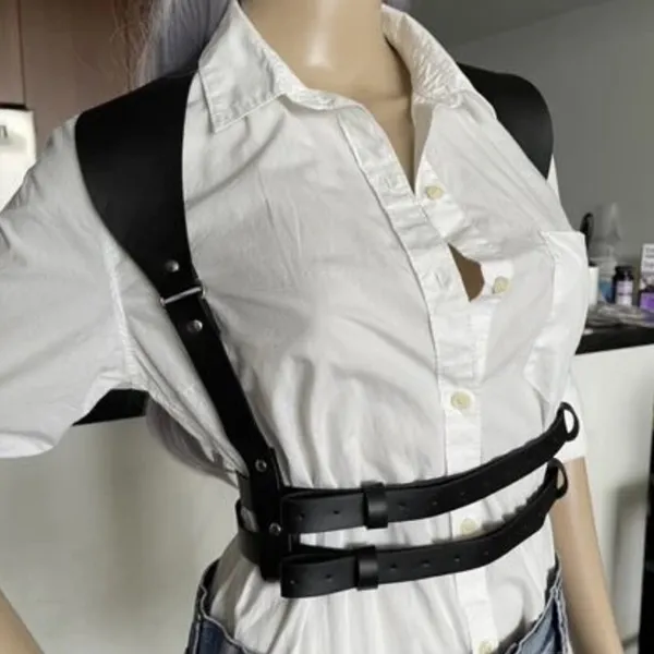 Harness Shoulders Double Belt New Bondage - Image 6
