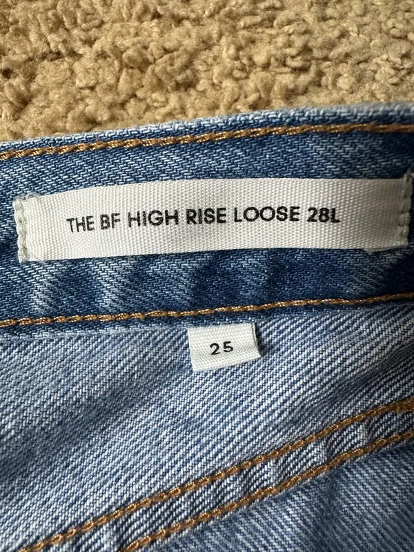 Aritzia Denim Forum The BF High Rise Loose 28L - Image 2