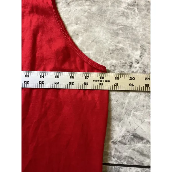 YoungLA Women Red Muscle Tank Top Gym Athletic YLA2627 Size Large - Image 3
