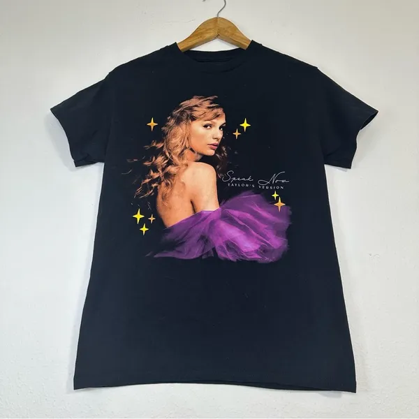Taylor Swift Black and Purple SPEAK NOW Graphic Tee Taylor’s Version - Image 2