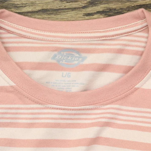 NEW Dickies Womens Remanufactured Baggy Utility Pocket Tee T-Shirt Pink Multi L - Image 3