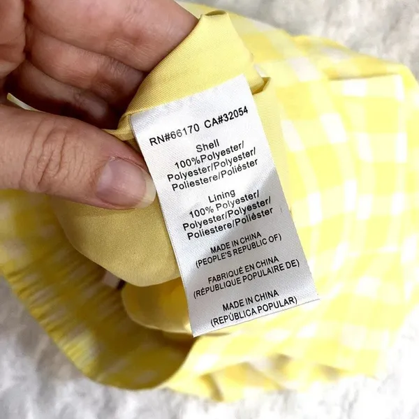 Anthropologie Hutch Yellow Gingham Pleated High Rise Preppy Dressy Shorts 2 - Image 6