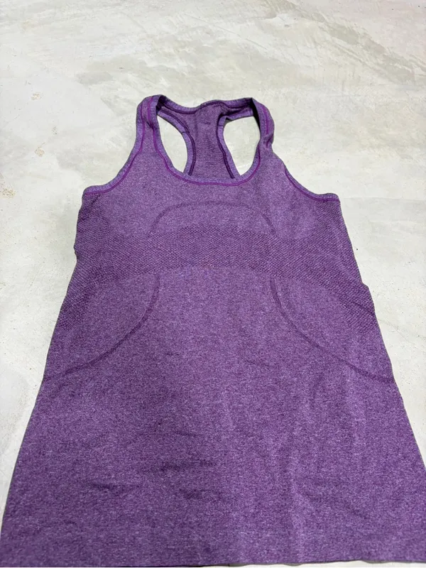 Lululemon swiftly tech purple Racerback tank top - Image 2