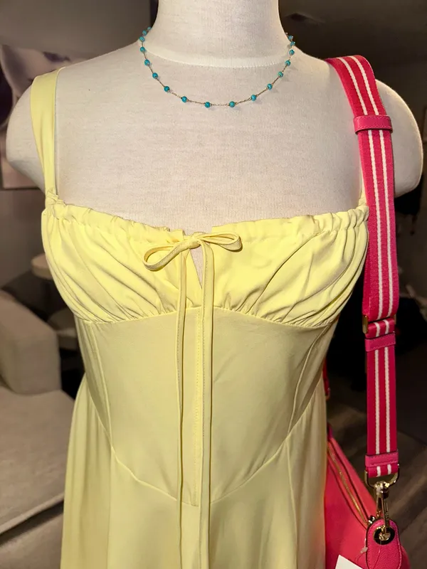 Saints + Secrets Yellow Spring Maxi Dress - Image 3