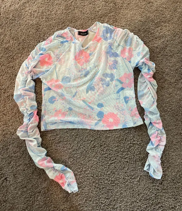 Glassons Mesh Crop Top - Image 2