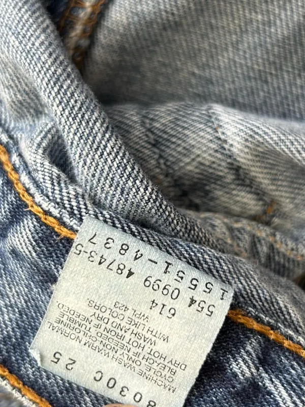 Vintage Levi’s 1999 90’s 550 Relaxed Fit Tapered Leg Size 8‎ Regular - Image 6