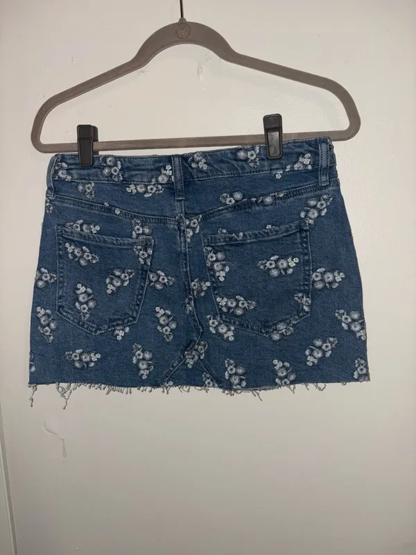 Harlow Denim Mini Skirt - Image 6