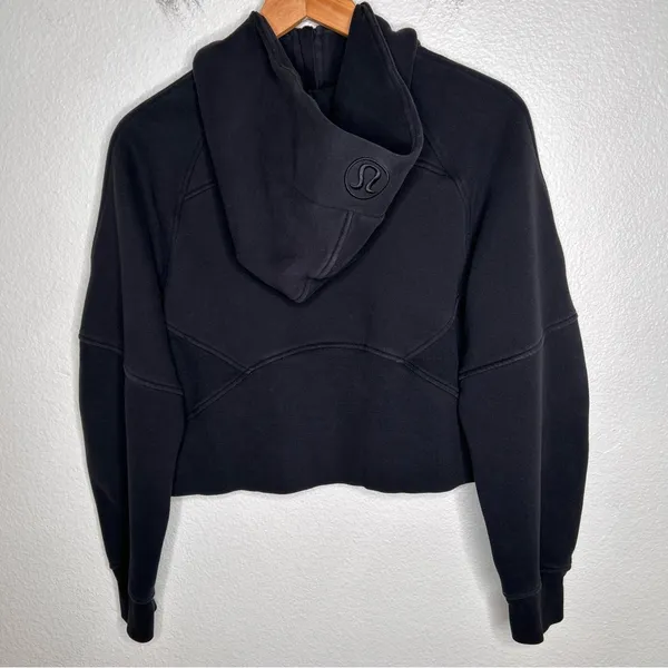 Lululemon Scuba Oversized 1/2 Zip Hoodie Black XS/S - Image 7