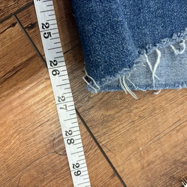 MOTHER Size 26 The Insider Crop Step Fray Jeans Hey Sun Wash Raw Hem High Rise - Image 13