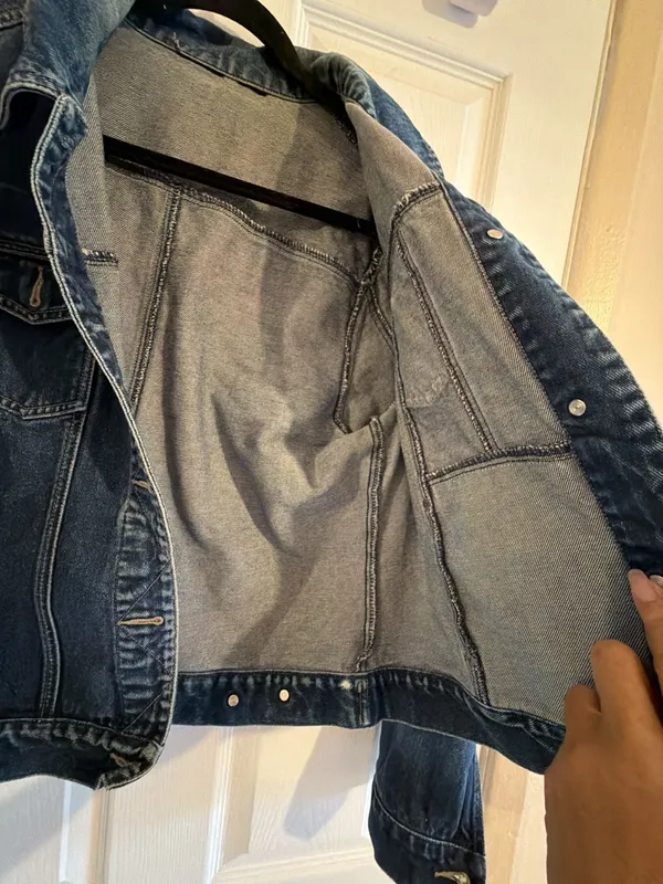 New York & Company Women's Classic Button-Front Denim Jean Jacket - Image 7
