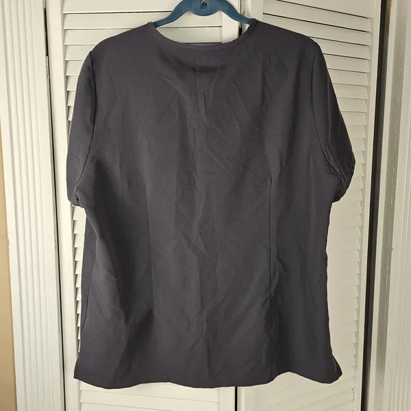 Figs Womens Gray Catarina One‎ Pocket Scrub Top XL - Image 2