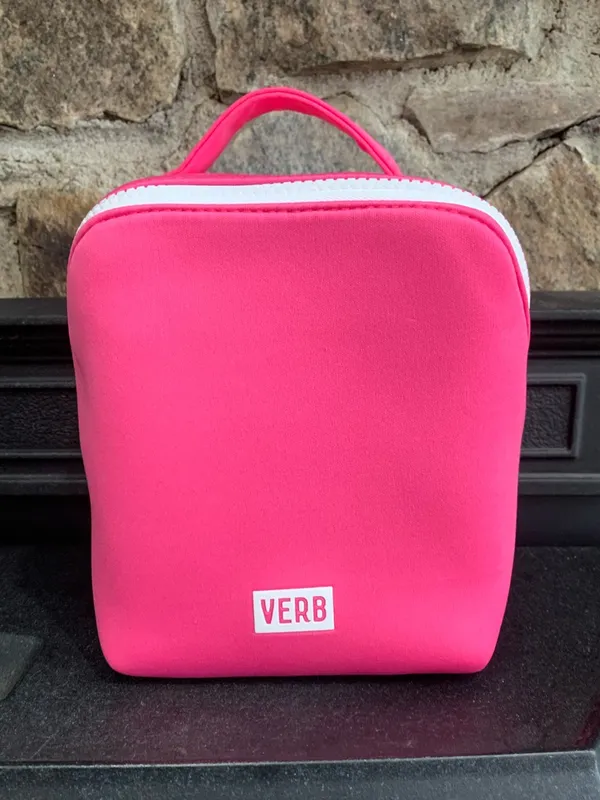 Verb Zip Around Makeup Case Cosmetic Bag Hot Pink Brand New Makeup Not Included - Image 3