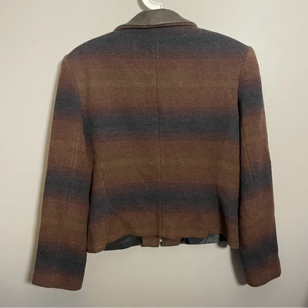 Breeches Lambswool Cashmere blend Vintage Zip Jacket Size M - Image 3
