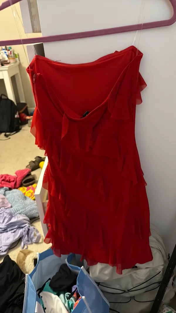 Windsor Dress Mini Red - Image 2