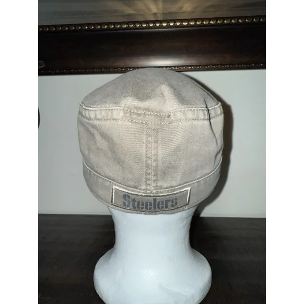 National Football League Team Apparel Pittsburgh Steelers Y2K NEW Women's S/M Hat Army Green Chic Cadet‎ Military - Image 2