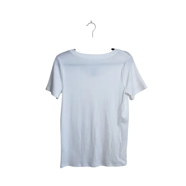 Maurices 24/7 Jordan Ribbed Scoop Neck Tee Solid White NWT - Image 7