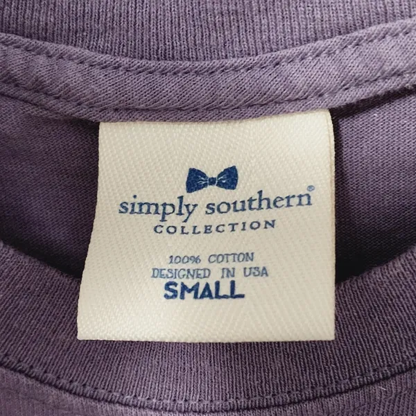 Simply Southern Dusty Lavender Be The Light Graphic Tee Size Small - Image 6