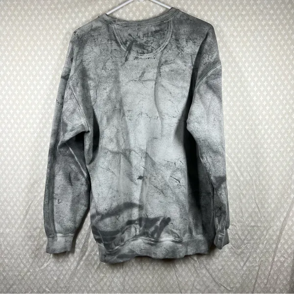 Comfort‎ Colors Grey Acid Wash Def Leppard Graphic Print Sweatshirt - Image 5