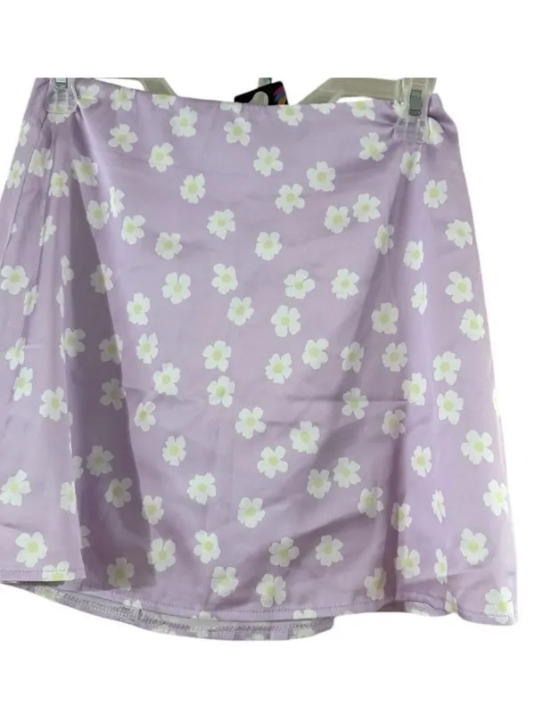 Princess Polly Lilac Daisy Mini Skirt - Image 10