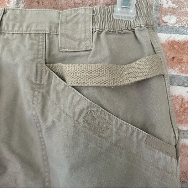 5.11 Tactical Cotton Utility Straight Pants Canvas Khaki Womens 14 Cargo Uniform - Image 10