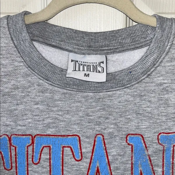 Tennessee Titans Football Season Ticket Member Womens Titans Gray Sweatshirt Med - Image 7