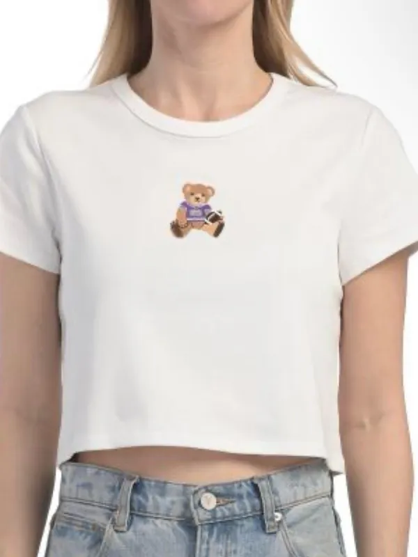 LE LIS embroidered bear t-shirt - Image 3