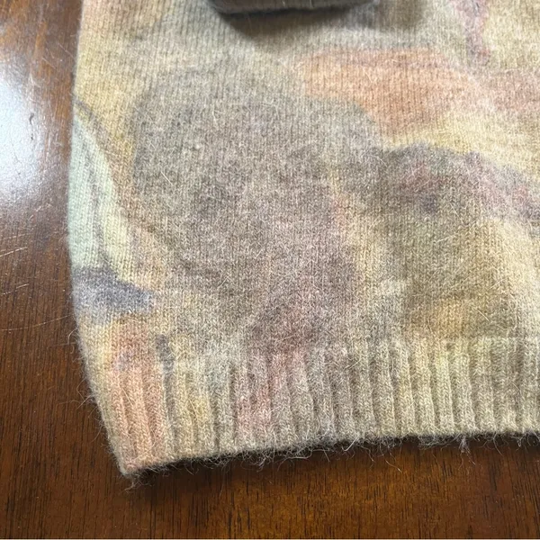 Vintage Gabriela T. Wool Angora Blend Oversized Crewneck Sweater Sz XL 90s Italy - Image 5