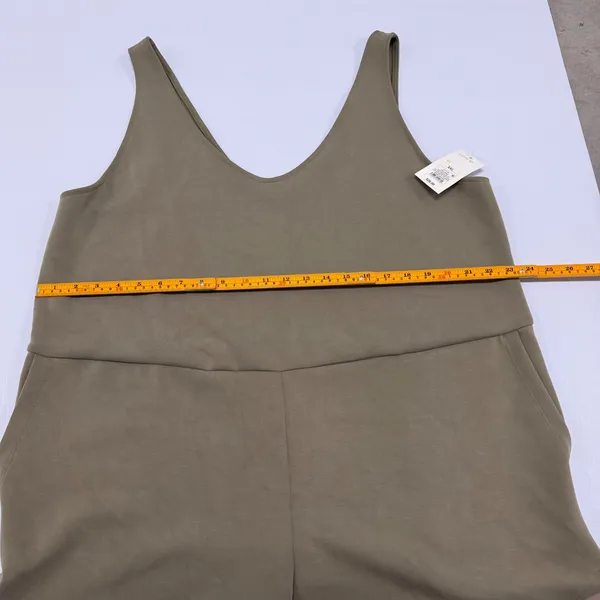 Universal Thread Olive Green Sleeveless V-Neck Romper Size XXL NWT - Image 3