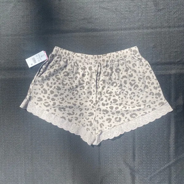 🤎 NWT Zoe + Liv XS (Medium) Leopard Cheetah Print Sleep Shorts 🤎 - Image 4