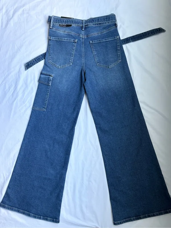 Sofia Jeans Sofia Vergara Margot Wide Leg Jeans Size 8 NWT Super High Rise - Image 2