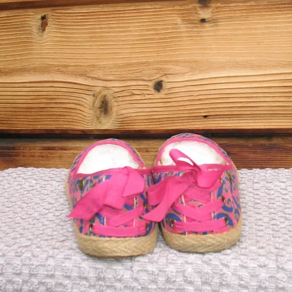 UGG Pink Print Slip on Shoes - Image 6