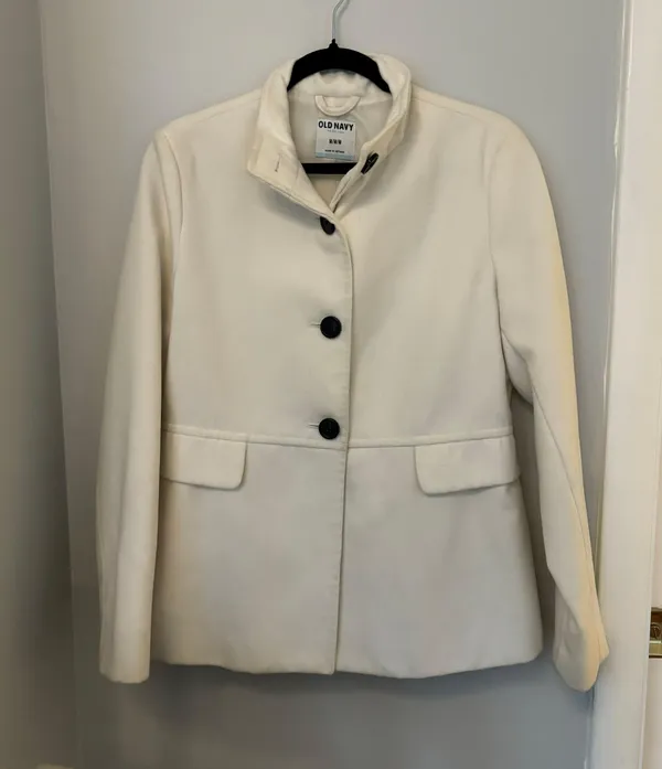White Peacoat - Image 3