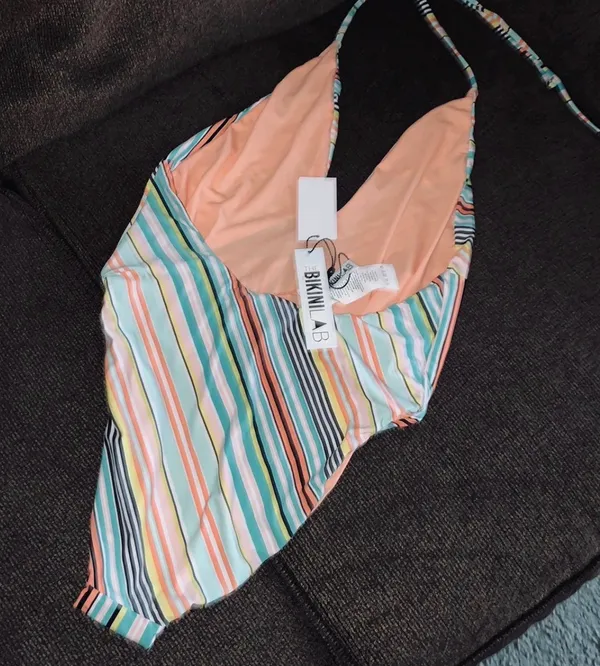 Bikini Lab striped one piece swimwear XL - Image 6