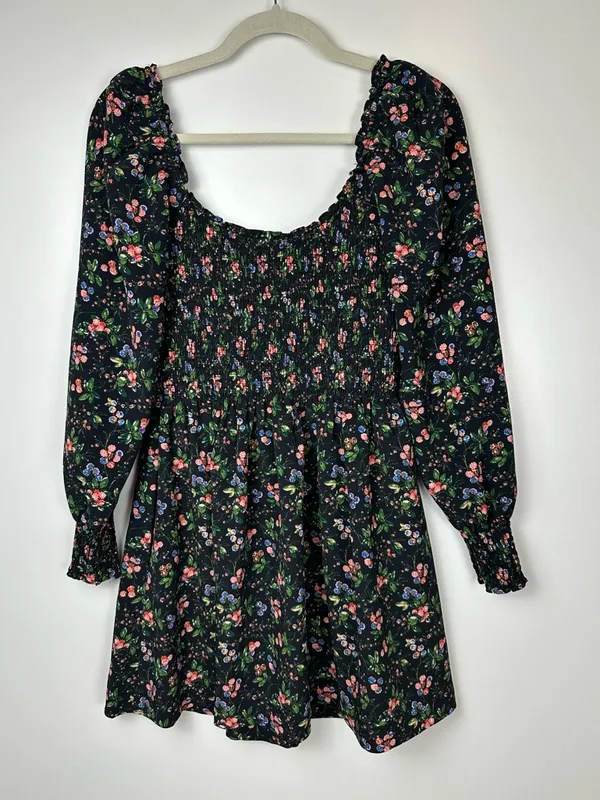 Hill House The Nap Dress in Multi Berry Crepe - Image 4