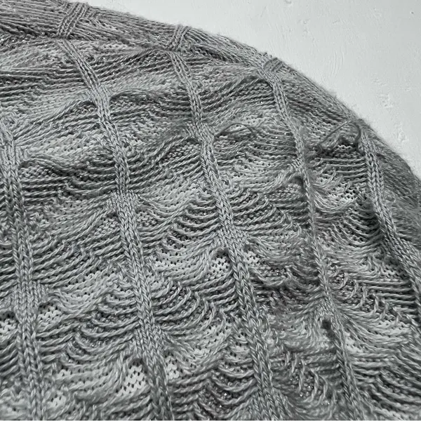 Gray Open Front Cardigan peck peck :Box G - Image 5