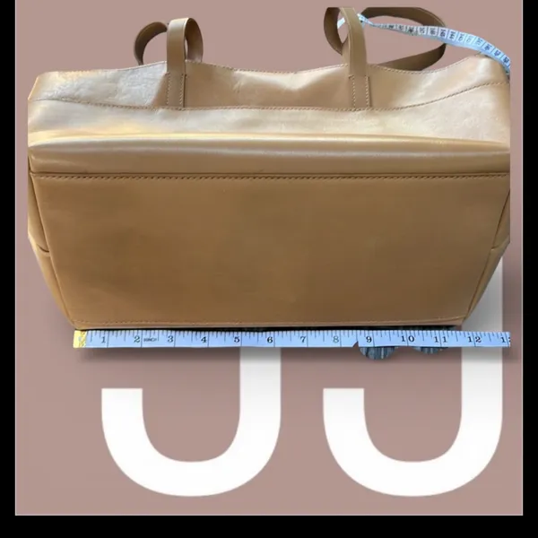 Madewell Elegant Tan Leather‎ Tote Bag - Image 2